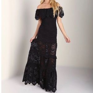 Nightcap Positano Black Maxi Dress